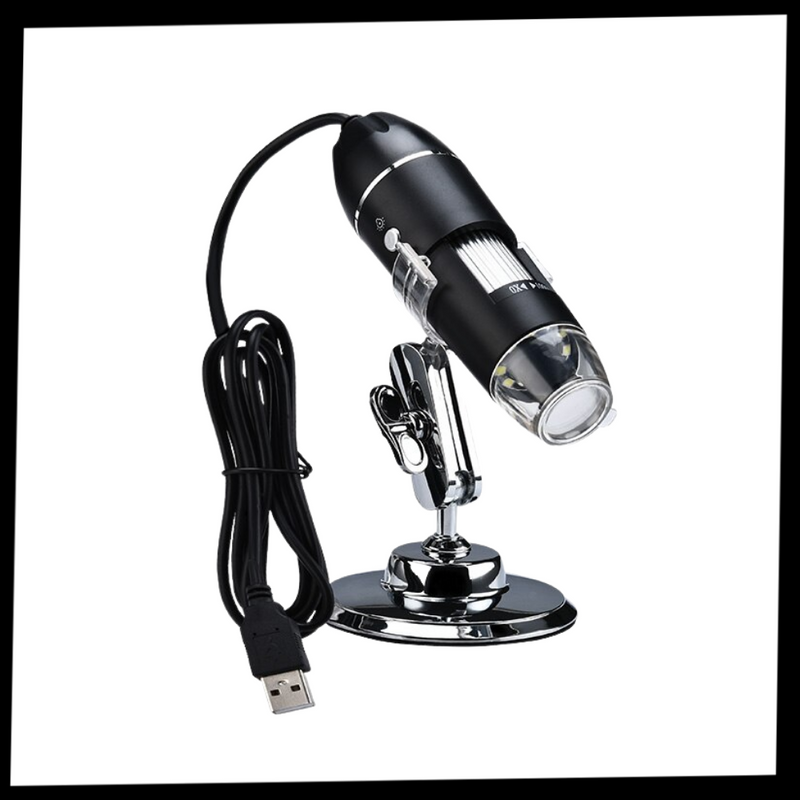 Digitalt USB-mikroskop med LED - Ozerty