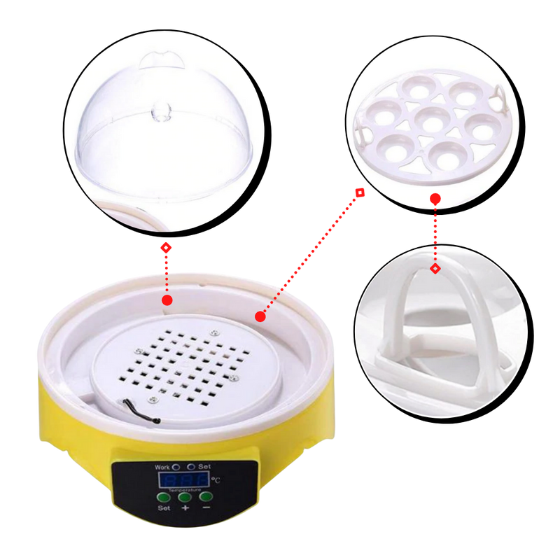 Mini automatisk äggkläckningsmaskin - Ozerty