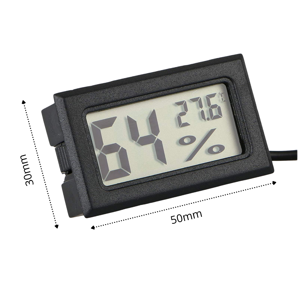 Mini digital LCD-hygrometer Termometer - Ozerty