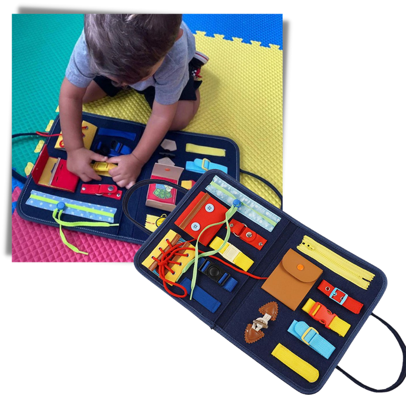 Montessoris resväska för fingerfärdighet - Ozerty
