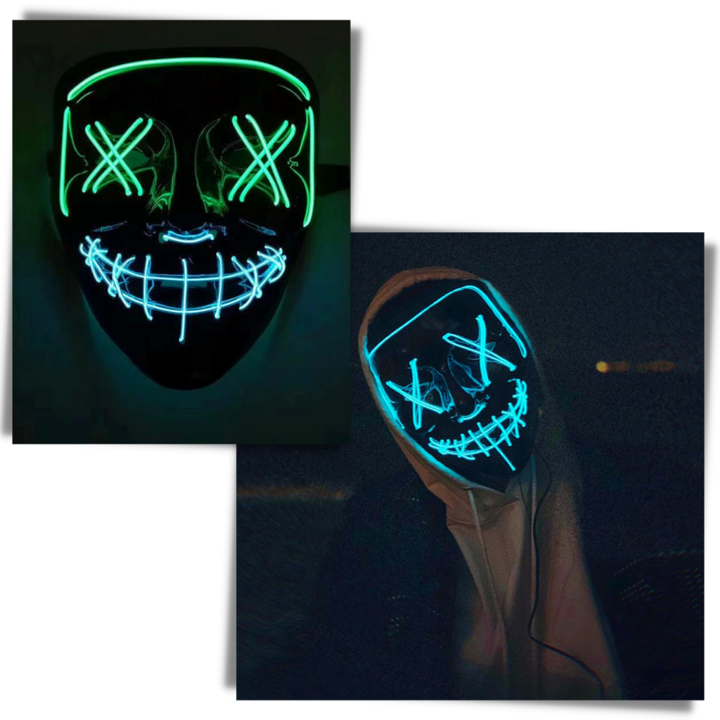 Neon LED-mask - Ozerty