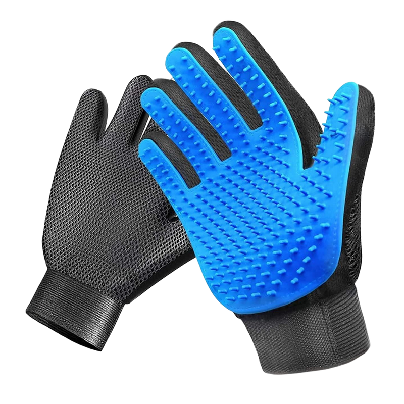 Hår- och pälstrimmer handskar (1 par) - Ozerty