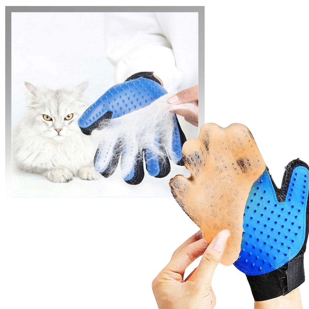 Hår- och pälstrimmer handskar (1 par) - Ozerty