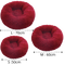 Fluffig Husdjur plyschsäng donut - Ozerty