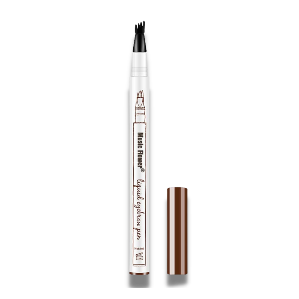 Waterproof eyebrow pencil with microblading