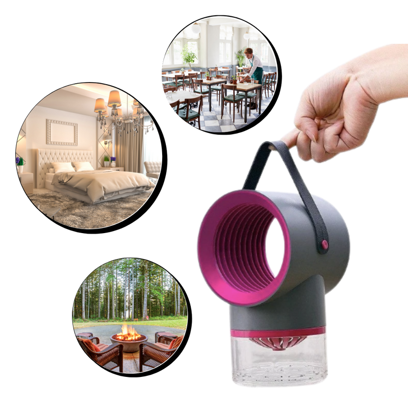 Bärbar myggdödare LED-lampa med handtag - Ozerty