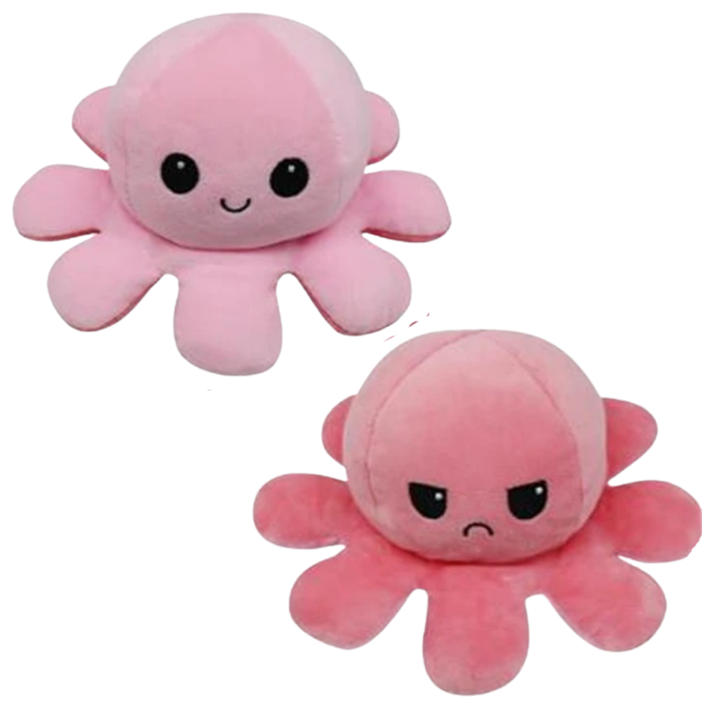 Reversible Mini Octopus Plush Toy
