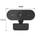 Roterande 1080p HD USB-webbkamera med mikrofon - Ozerty