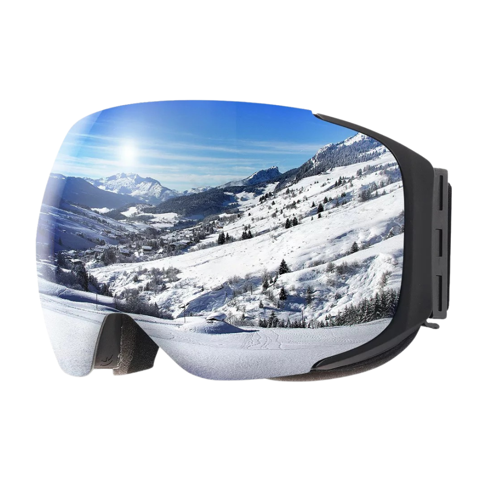 Snow goggles with lens package 