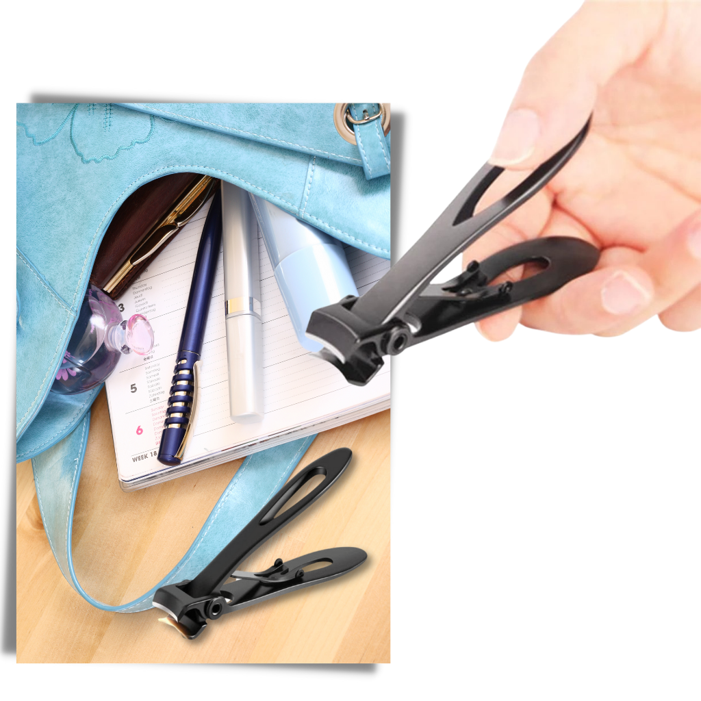 Toenail Clippers For Elderly, Used For Thick Toenails Fungi Toenails  Ingrown Toenails. Long Handle, Leather Packaging, Safe Storage