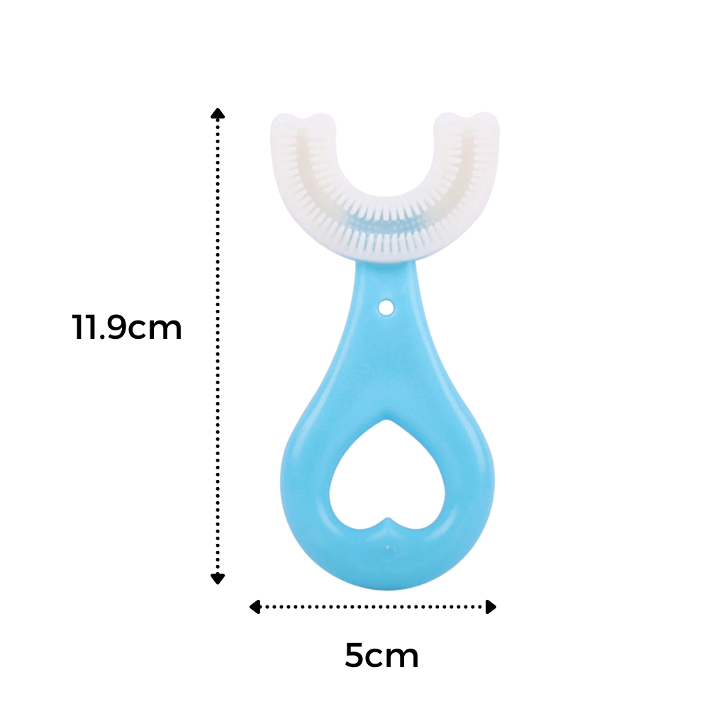 U-formad tandborste för barn (2 st.) - Ozerty