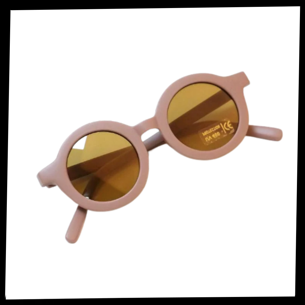Vintage runda solglasögon för barn för åldrarna 1 till 5 år - Ozerty
