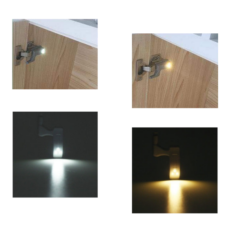 Paket med 3 LED-lampor för gångjärn - Ozerty