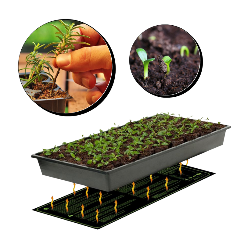Vattentät värmematta för fröplantor 24x52cm - Ozerty