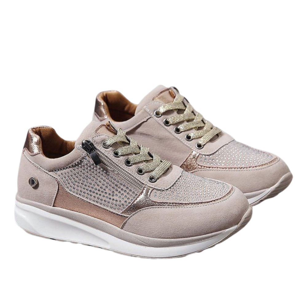 Wedge-sneakers med strass -Beige/EU35/US4/UK2Beige/EU36/US5/UK3Beige/EU37/US6/UK4Beige/EU38/US7/UK5Beige/EU39/US8/UK6Beige/EU40/US9/UK7Beige/EU41/US10/UK8Beige/EU42/US11/UK9Beige/EU43/US12/UK10 - Ozerty
